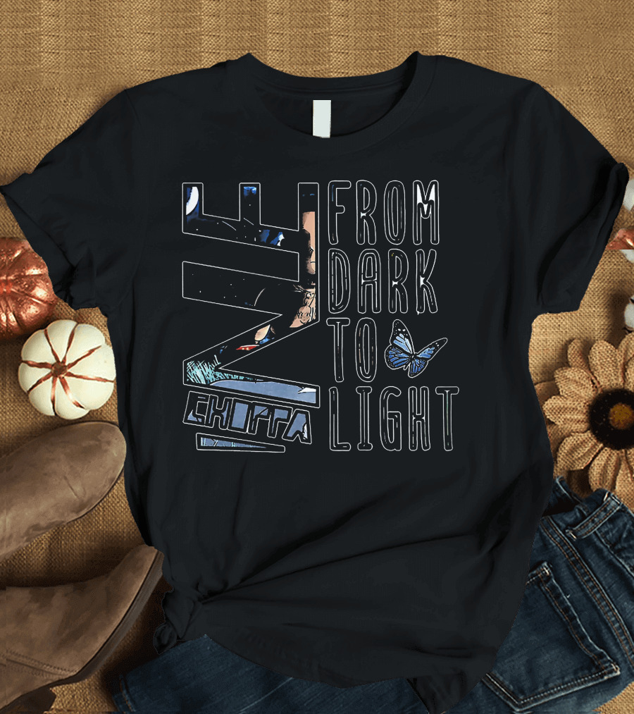 Nle Choppa From Dark To Light Butterfly T-Shirt
