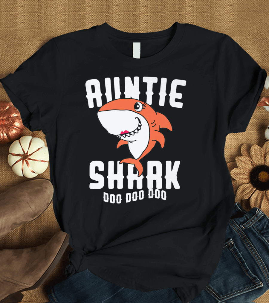 Auntie Shark Doo Doo Doo Halloween T-Shirt