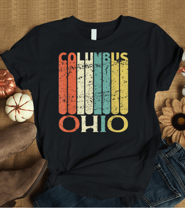 T-Shirt: Columbus Ohio Vintage Style Retro T-Shirt Columbus Ohio Vintage Style Retro T-Shirt