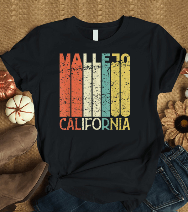 T-Shirt: Vallejo California Retro T-Shirt Vallejo California Retro T-Shirt