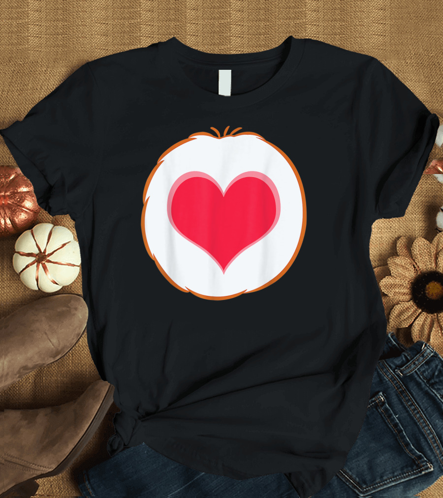 Tender Heart Red Heart Bear Emblem T-Shirt