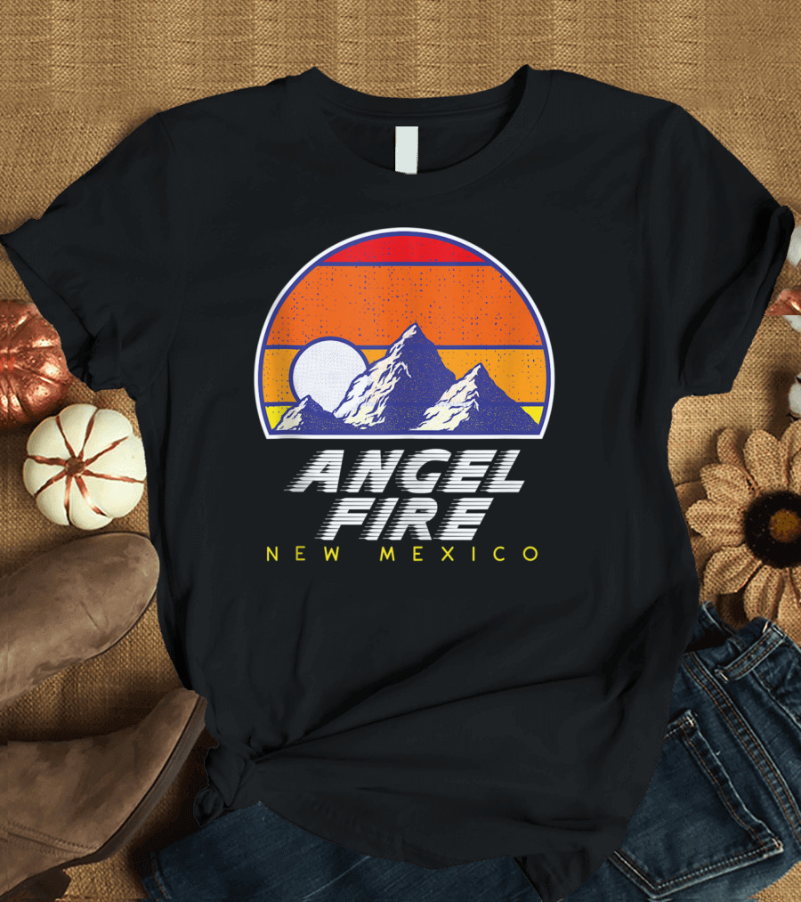 Angel Fire New Mexico Scenic Mountain Sunset Adventure T-Shirt