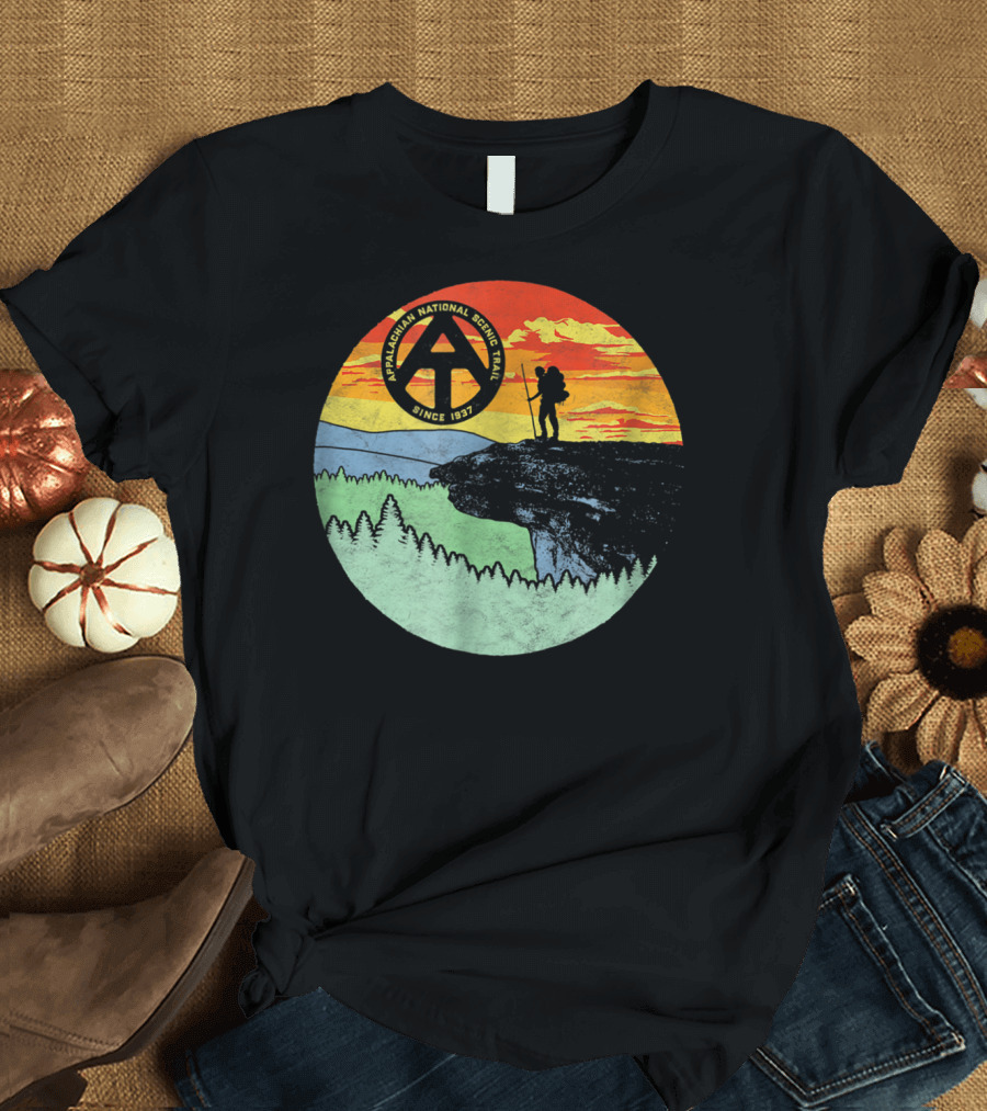 Appalachian National Scenic Trail Hiker Mcafee's Knob Since 1937 T-Shirt