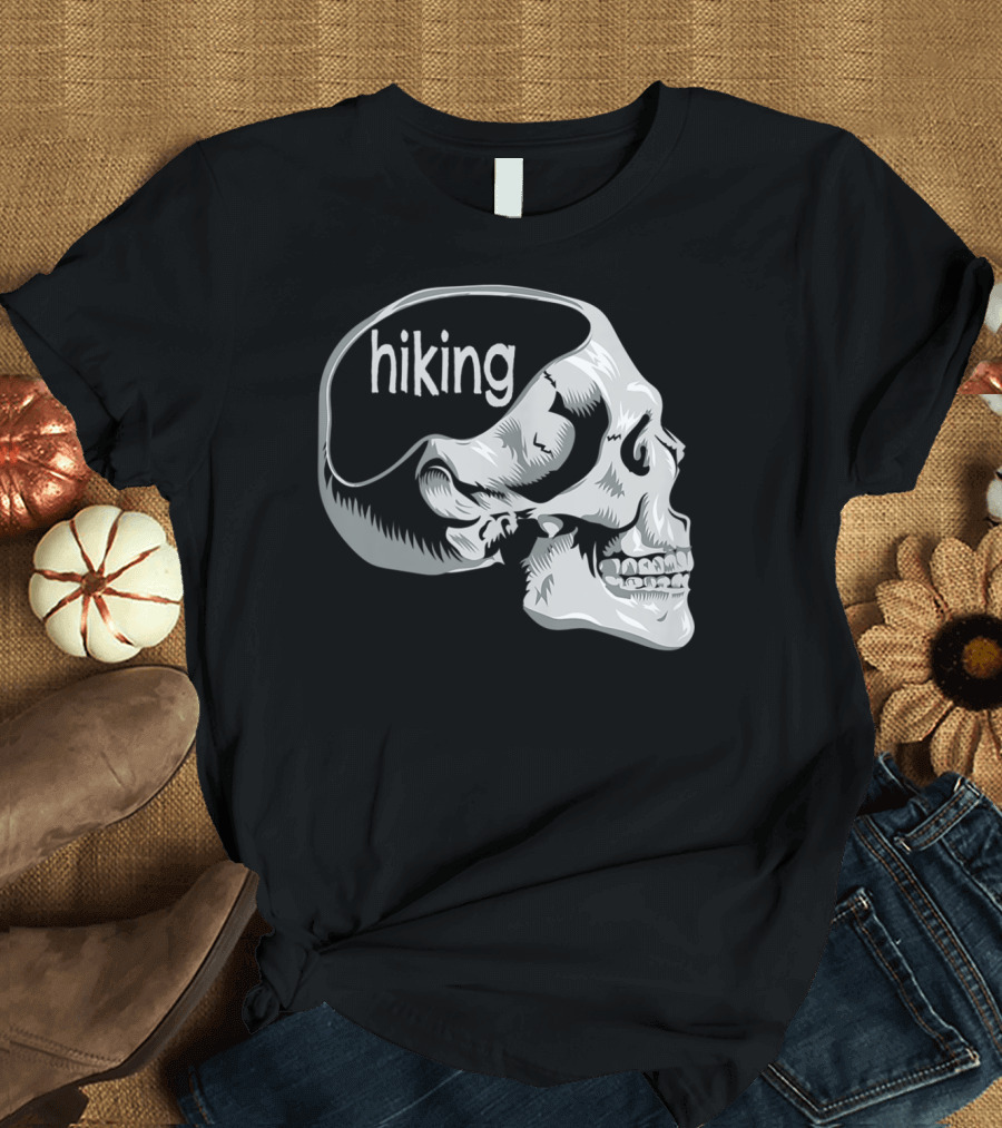 Hiking On The Mind Skull Hiker T-Shirt