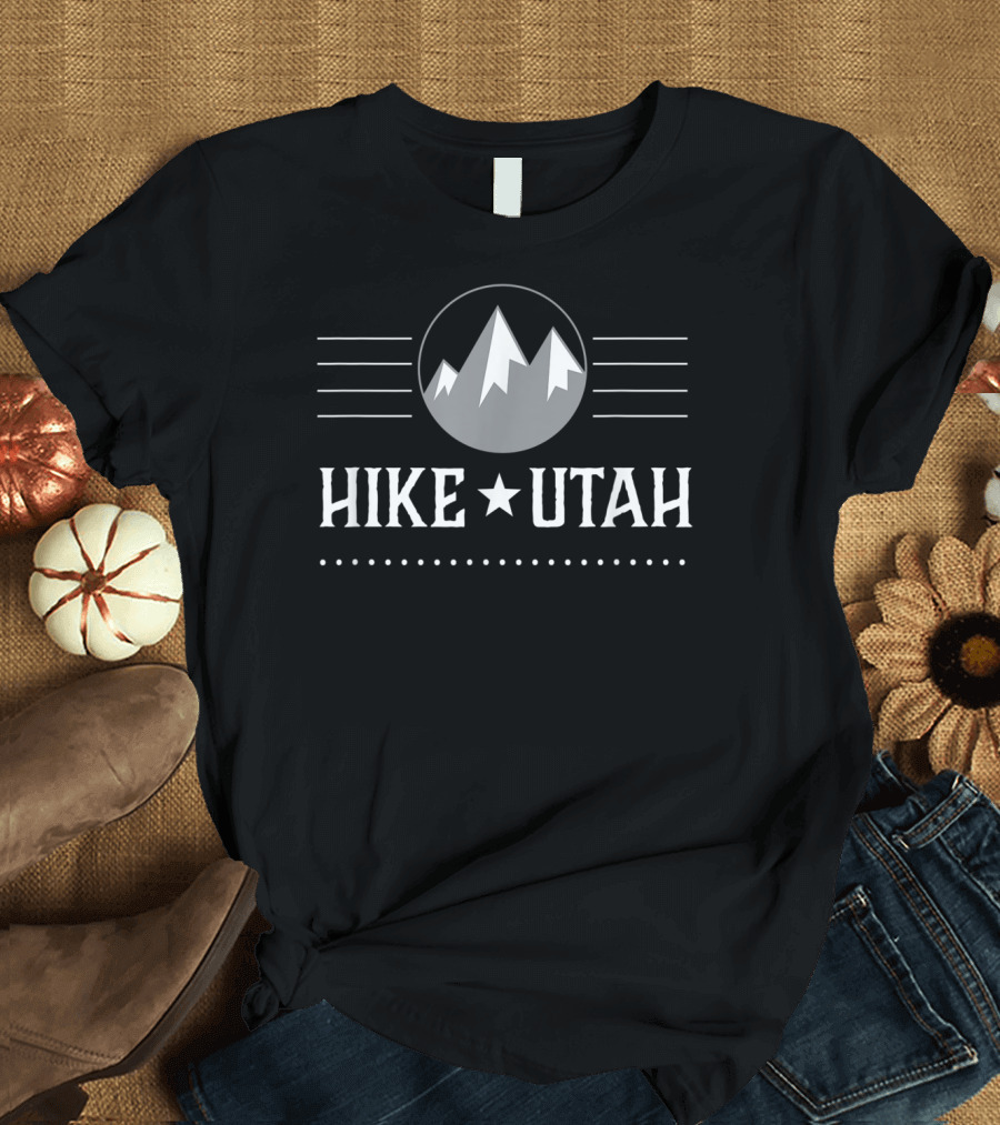 Hike Utah Outdoor Sports Mountain Adventure T-Shirt