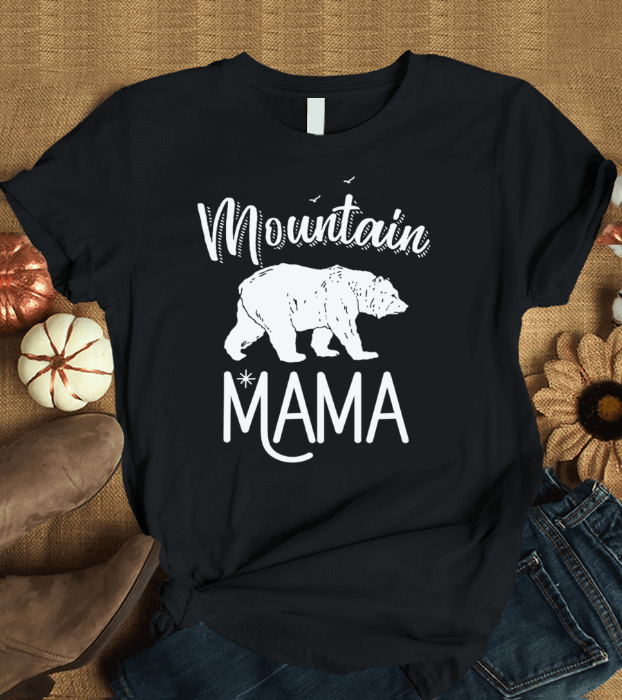 Mountain Mama Vintage Bear Outdoors T-Shirt