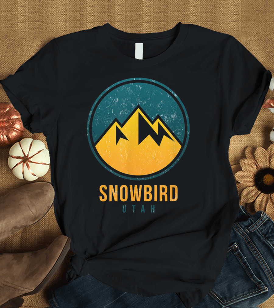 Snowbird Utah Ski Vacation Hiking Camping Mountain Top T-Shirt