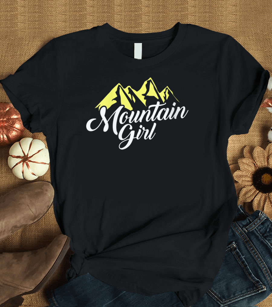 Mountain Girl Hiking Hiker Cute Mountain Girl T-Shirt