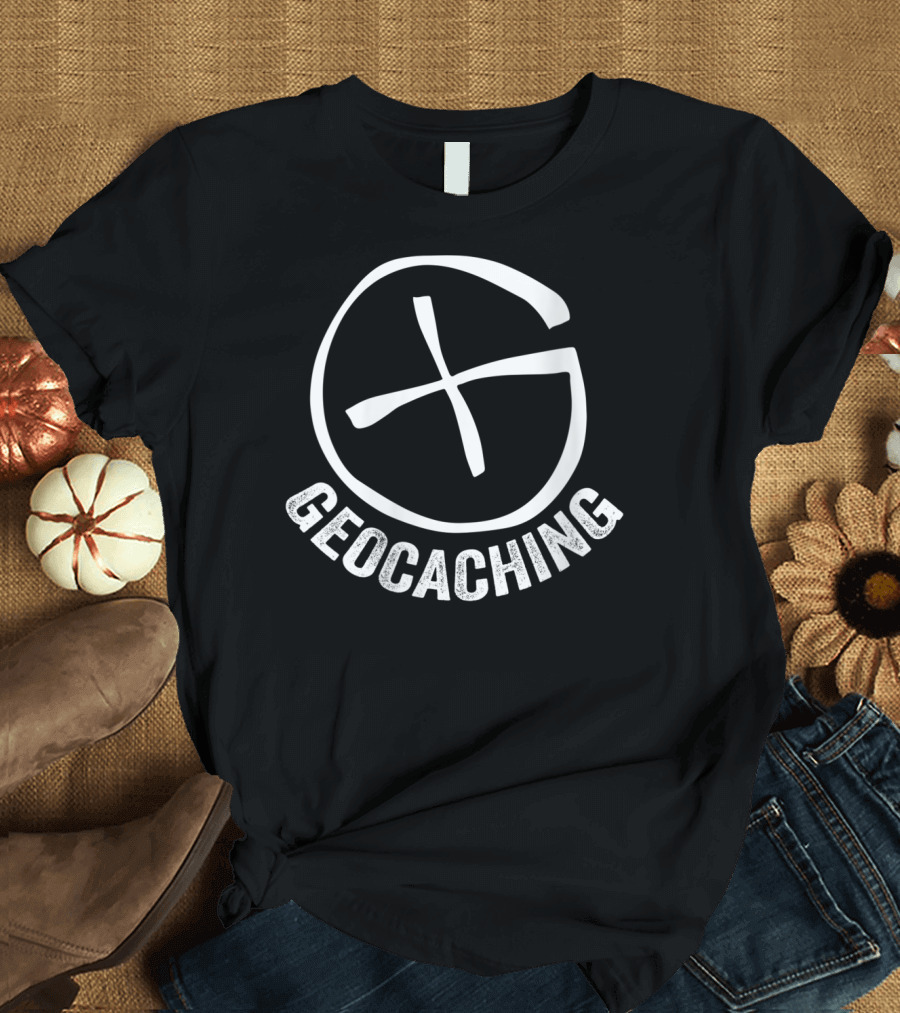 Geocaching Symbol Outdoors Family Adventure T-Shirt