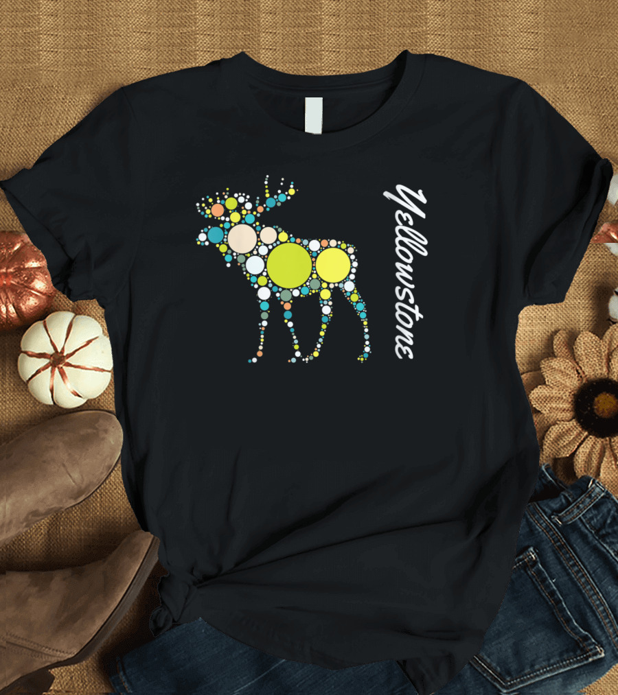 Yellowstone Moose Silhouette Trip T-Shirt
