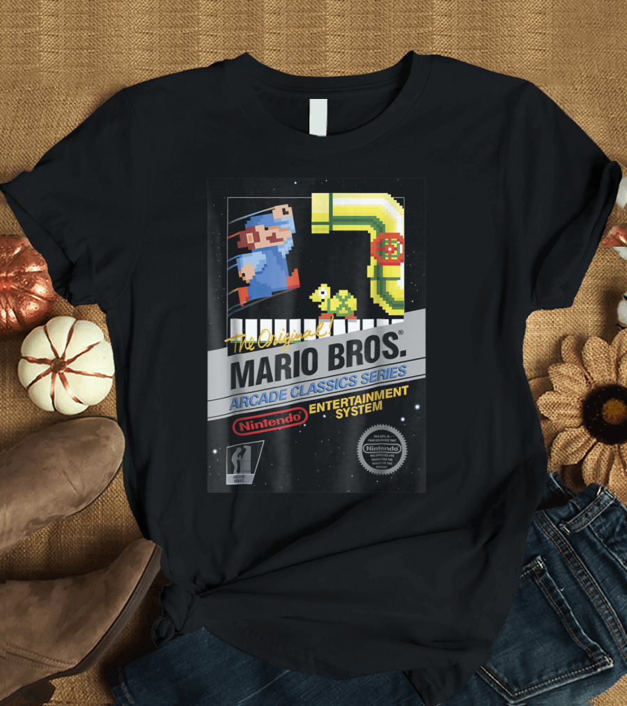 The Original Mario Bros Arcade Classics Series Nintendo Entertainment System T-Shirt