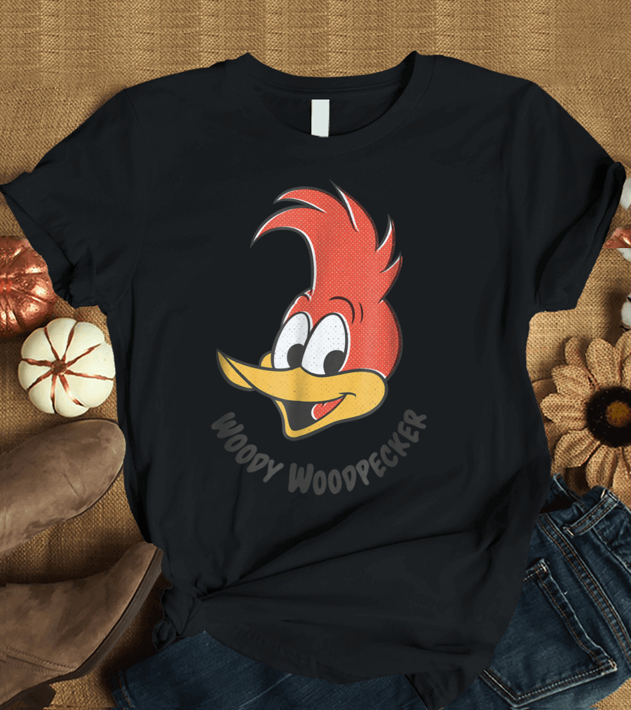 Woody Woodpecker Classic Smile Vibrant Cartoon Character T-Shirt