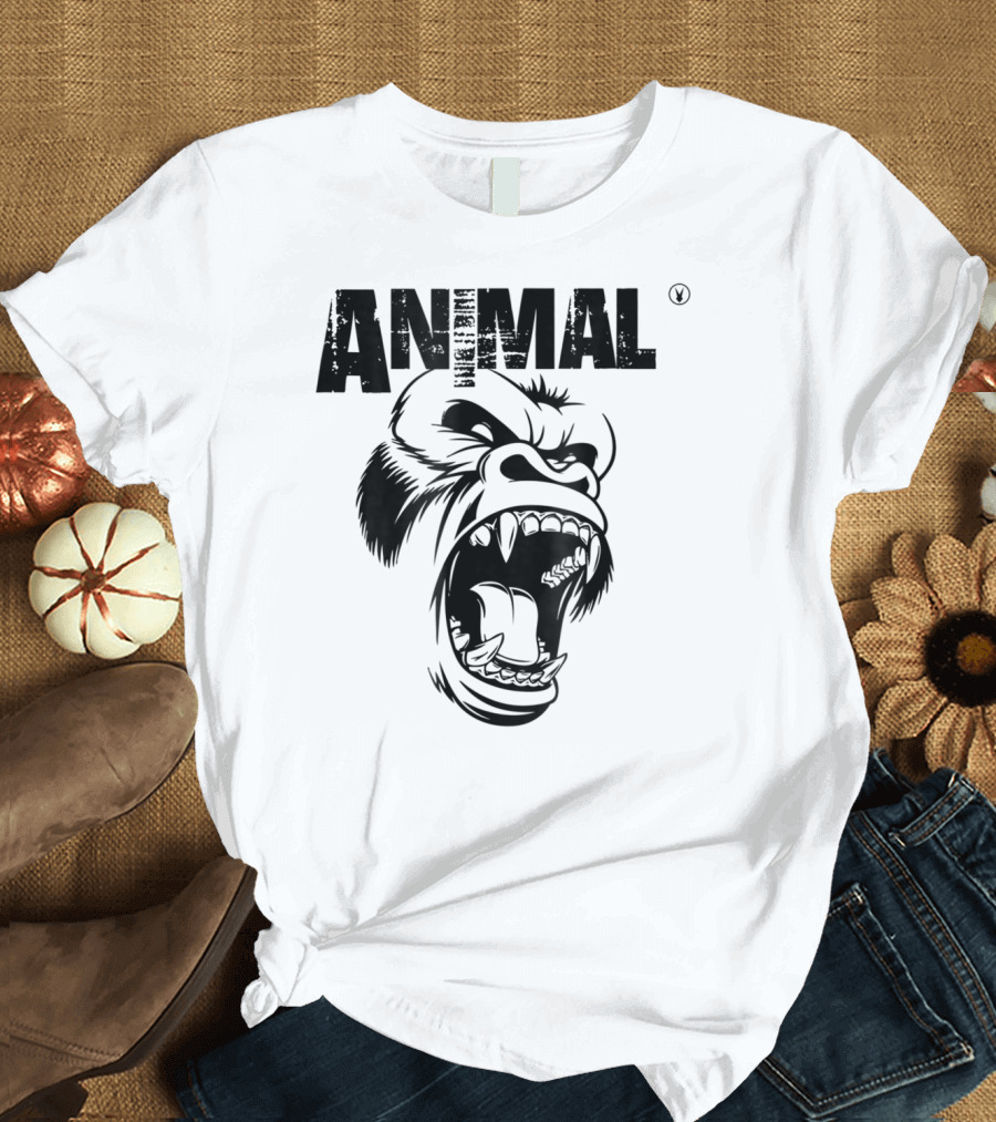 ANIMAL Gym Bodybuilding Fitness Gorilla T-Shirt