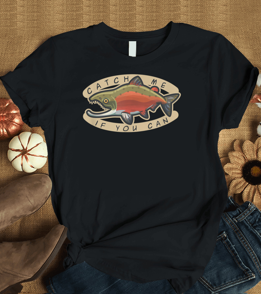 Catch Me if You Can Salmon T-Shirt