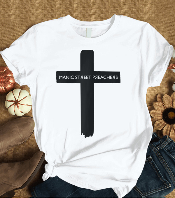T-Shirt: Manic Street Preachers Cross Graphic Raglan Baseball Unisex Vintage Style T-Shirt Manic Street Preachers Cross Graphic Raglan Baseball Unisex Vintage Style T-Shirt