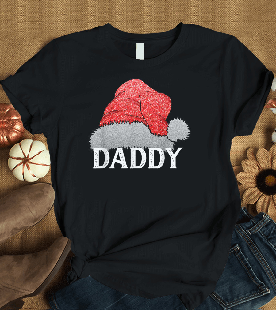 Daddy Santa Claus Red Hat T-Shirt