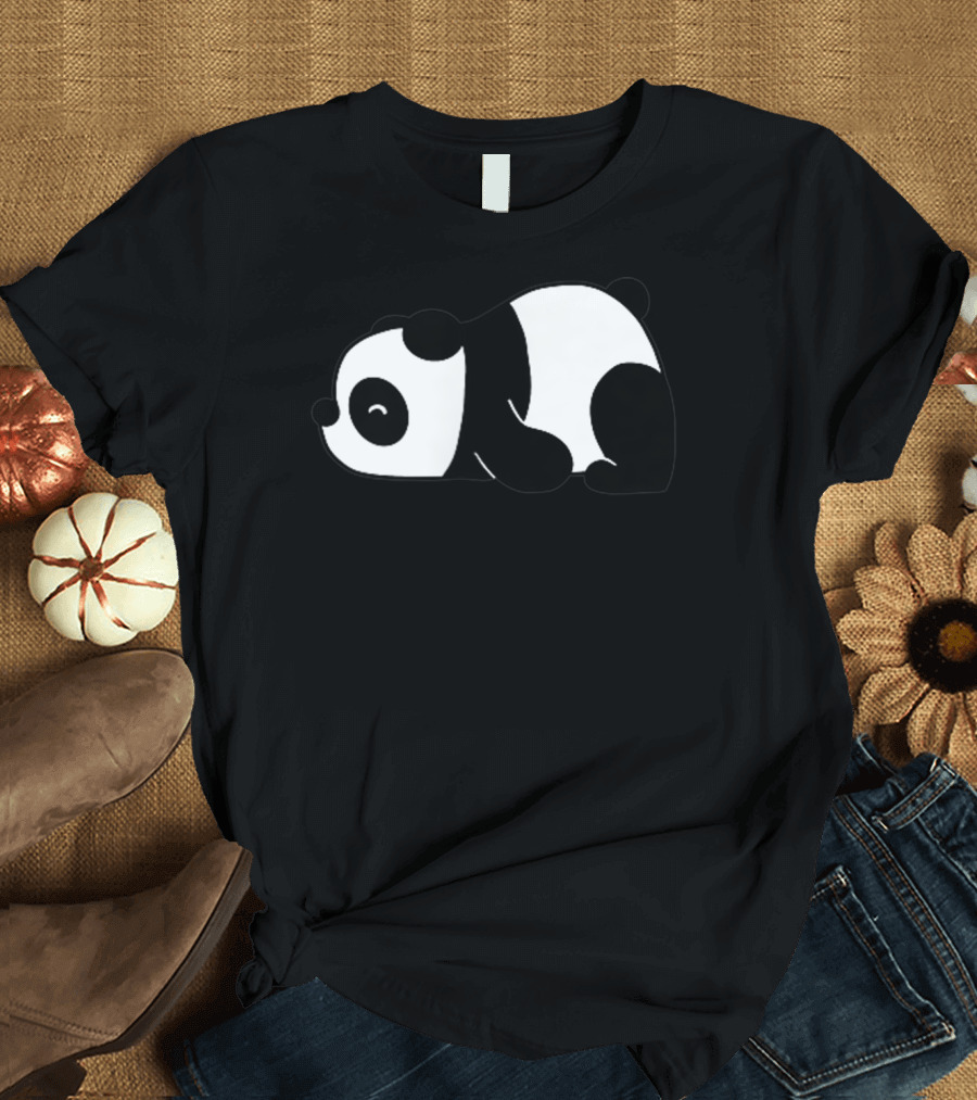 Minimalistic Sleeping Panda T-Shirt