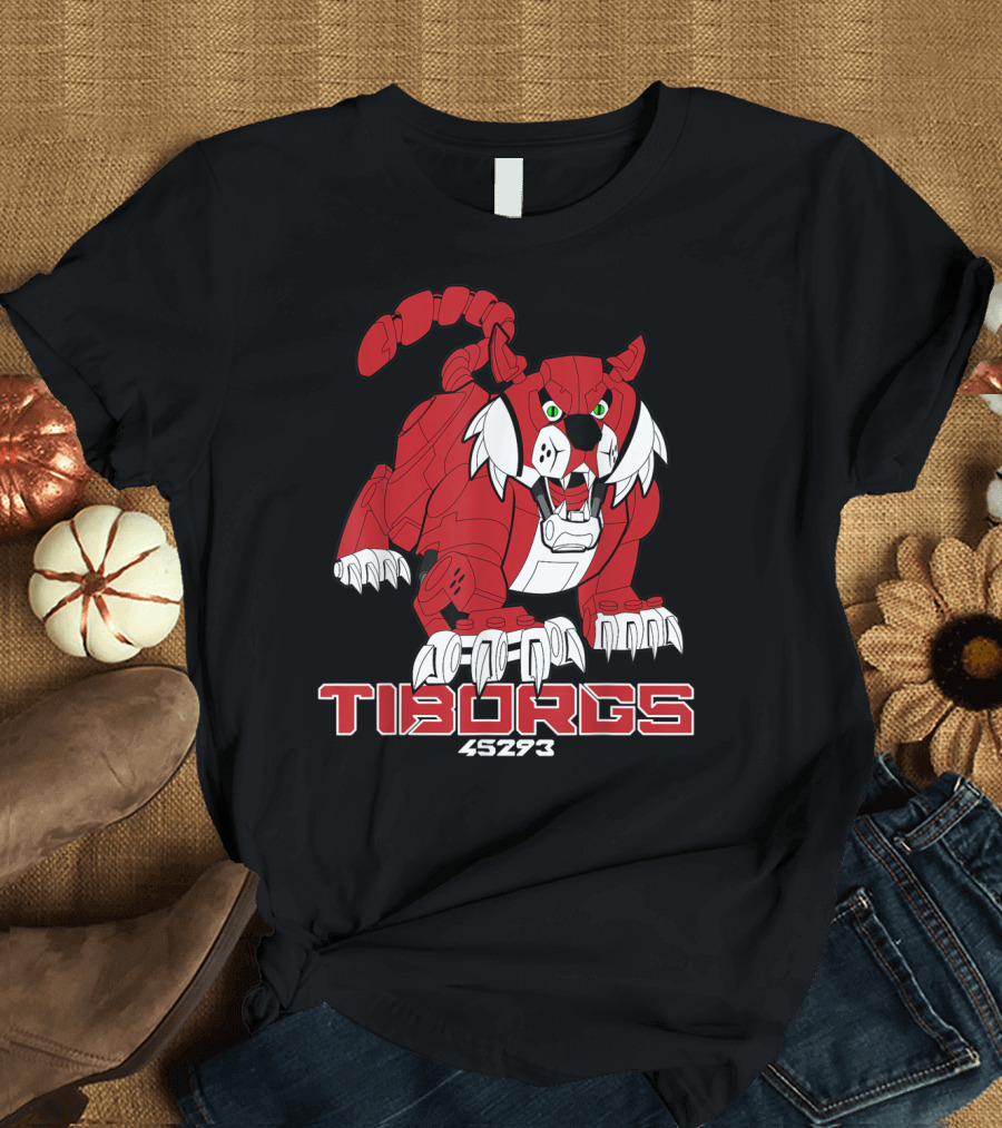Tiborgs 45293 Robotics Team Tiger Robot T-Shirt