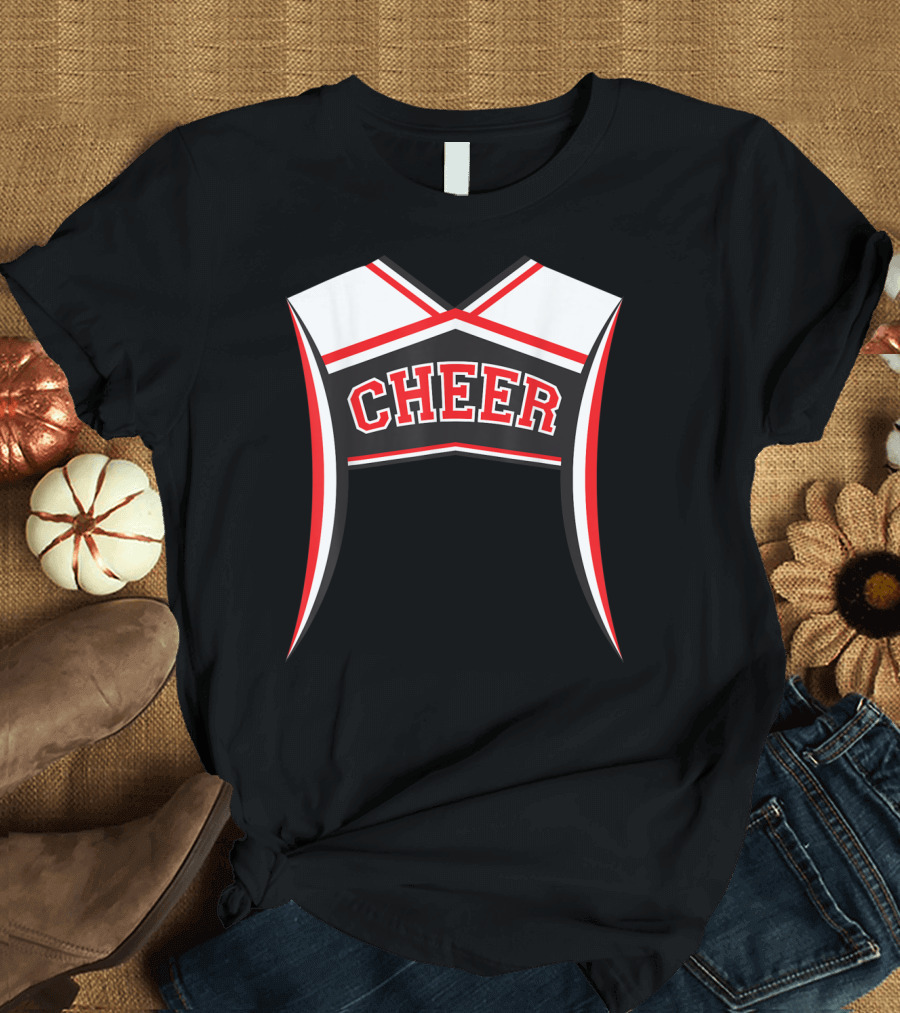 Cool Cheerleader Cheer Halloween Costume Fan T-Shirt