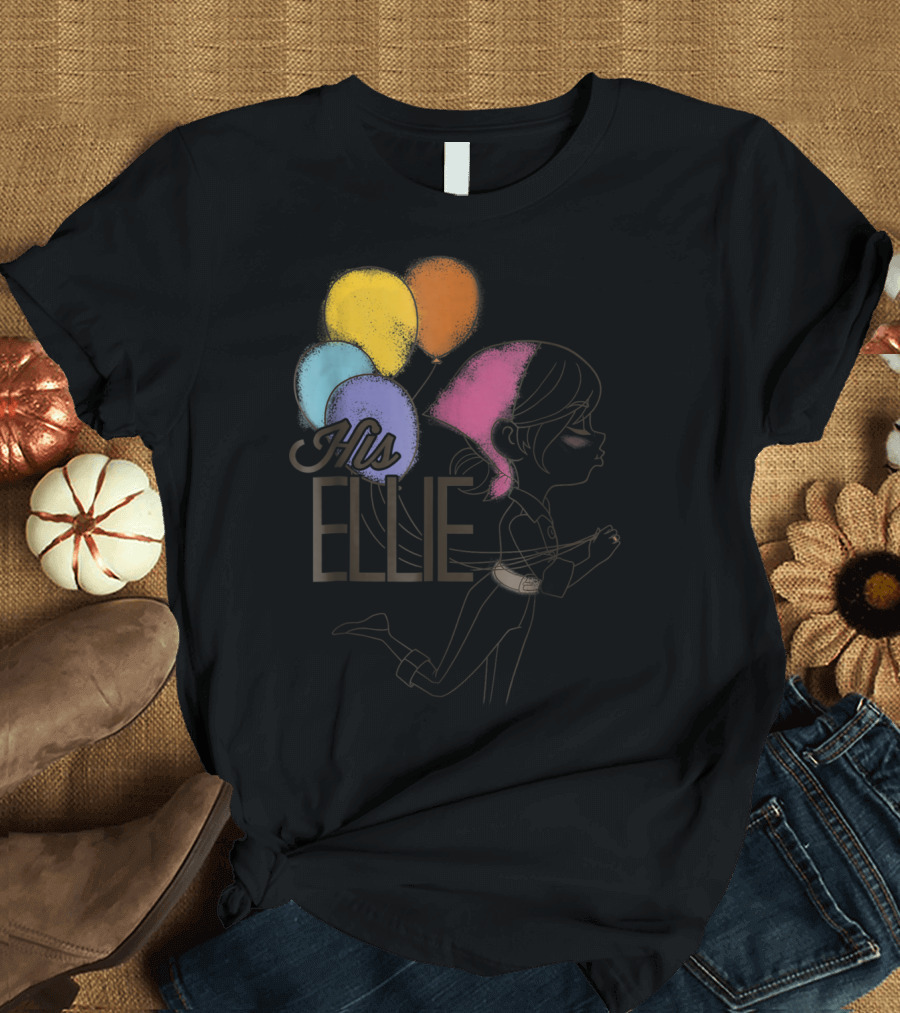 Disney Pixar Up His Ellie Balloons Sketch T-Shirt