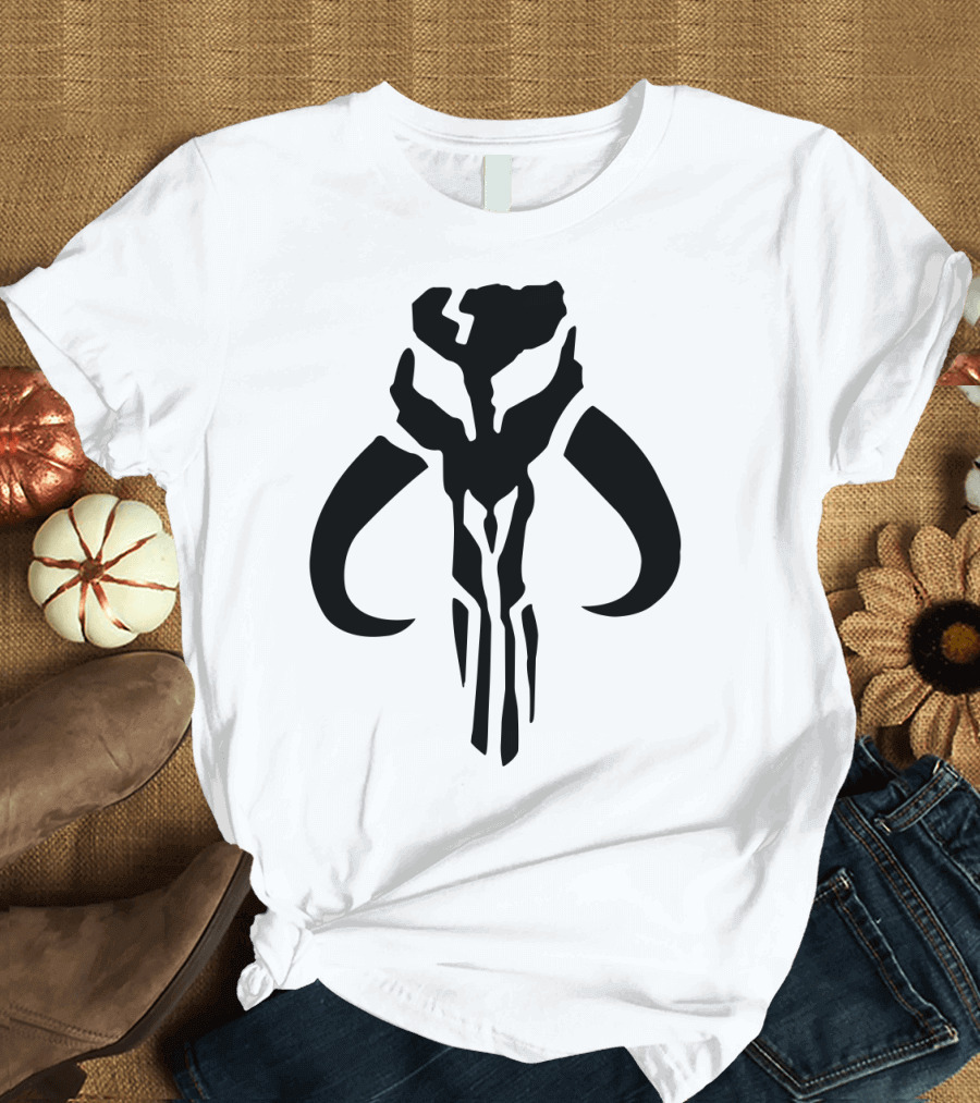 Mandalorian Mythosaur Skull Star Wars T-Shirt