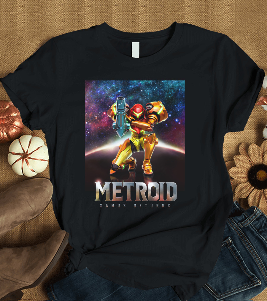 Metroid Samus Returns Galaxy Adventure T-Shirt