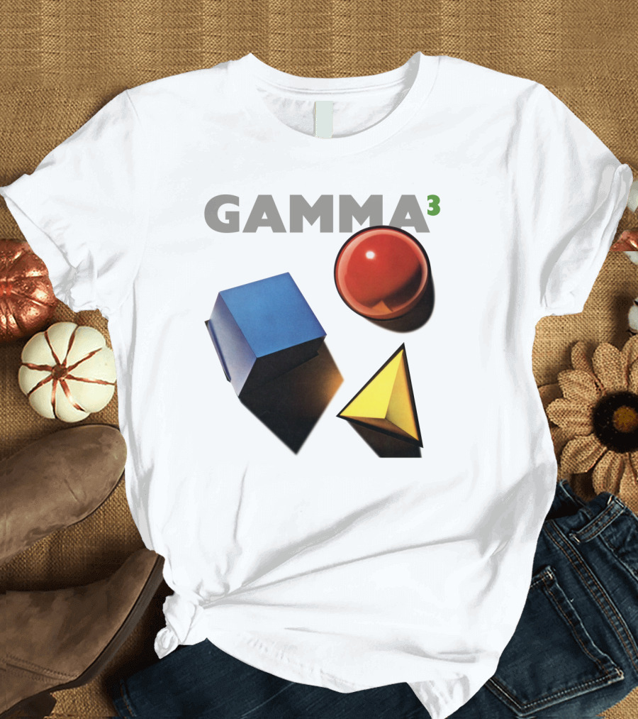 GAMMA 3 Geometric Shapes Cube Sphere Pyramid T-Shirt
