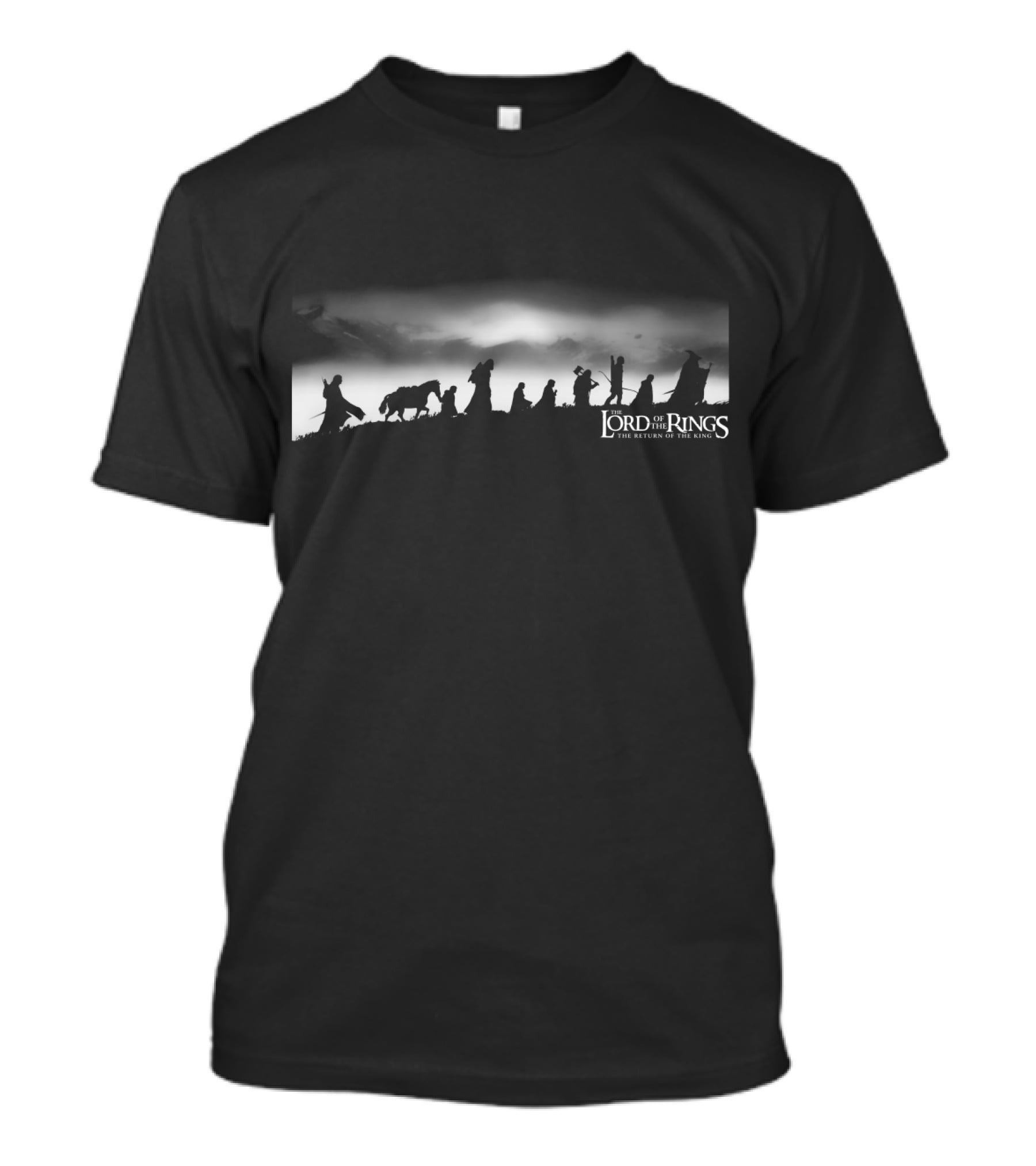 The Lord Of The Rings The Fellowship Silhouette Scene T-Shirt