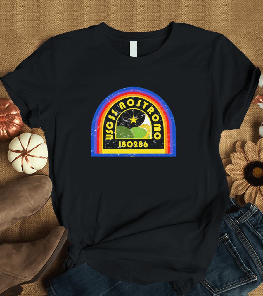 USCSS Nostromo 180286 Retro Space Emblem T-Shirt