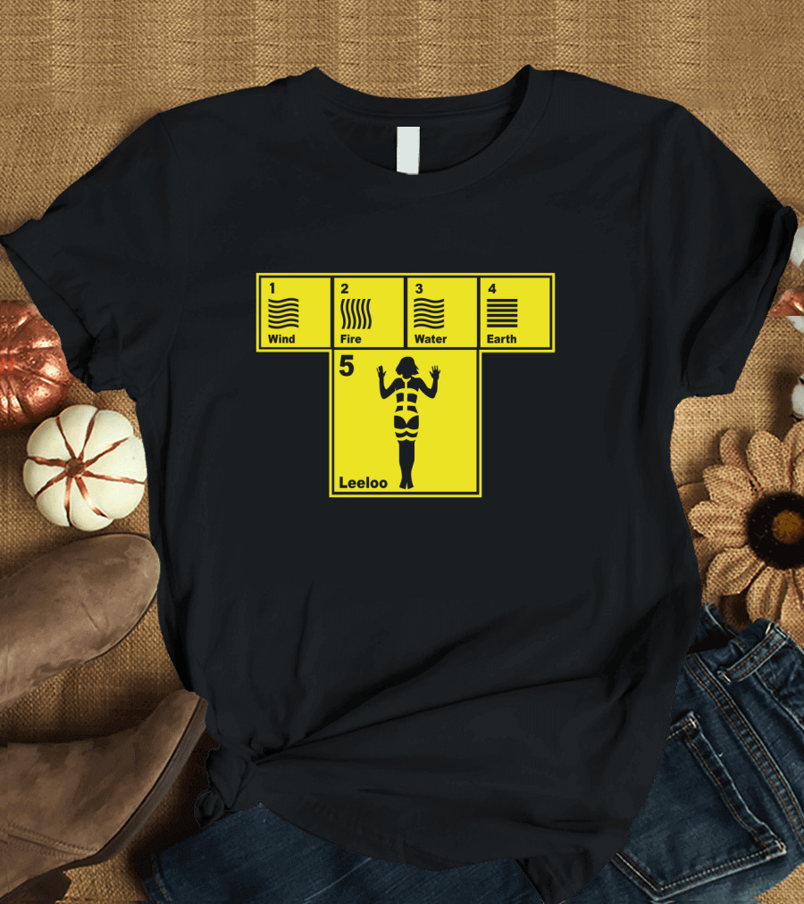 Wind Fire Water Earth Leeloo The Fifth Element T-Shirt