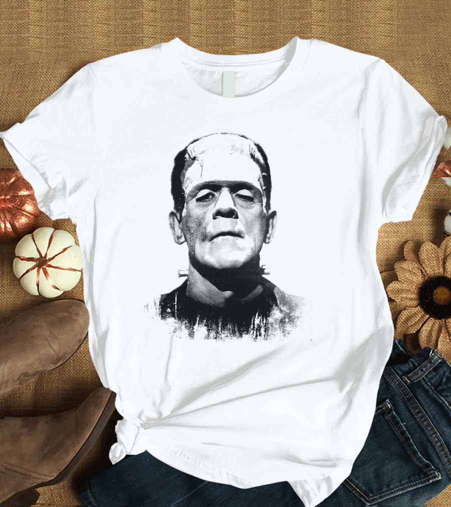 Frankenstein The Face Classic Monster T-Shirt