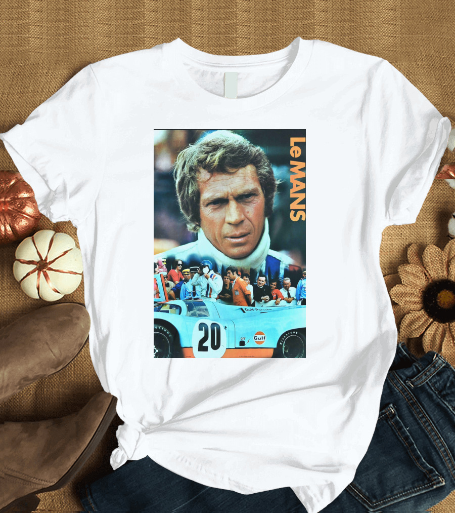 Le Mans 1971 Steve McQueen Gulf Racing 20 T-Shirt