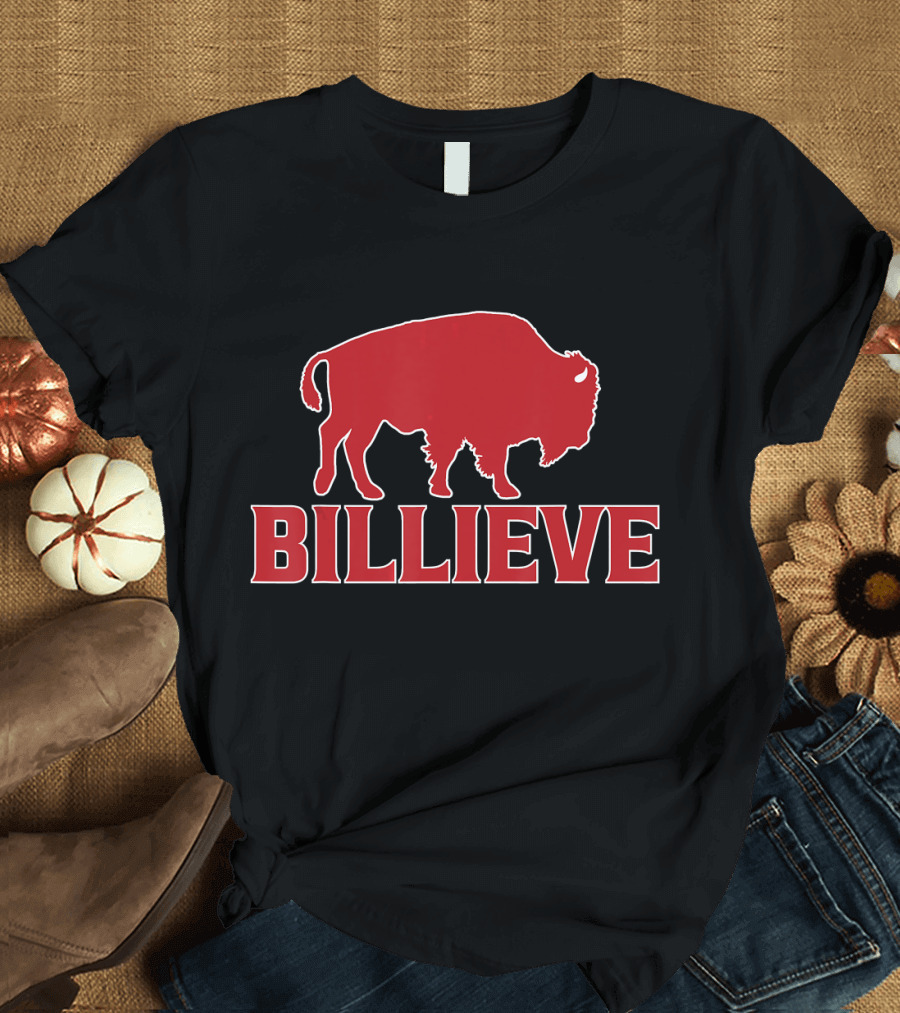 Billieve Buffalo Bills Mafia Football T-Shirt