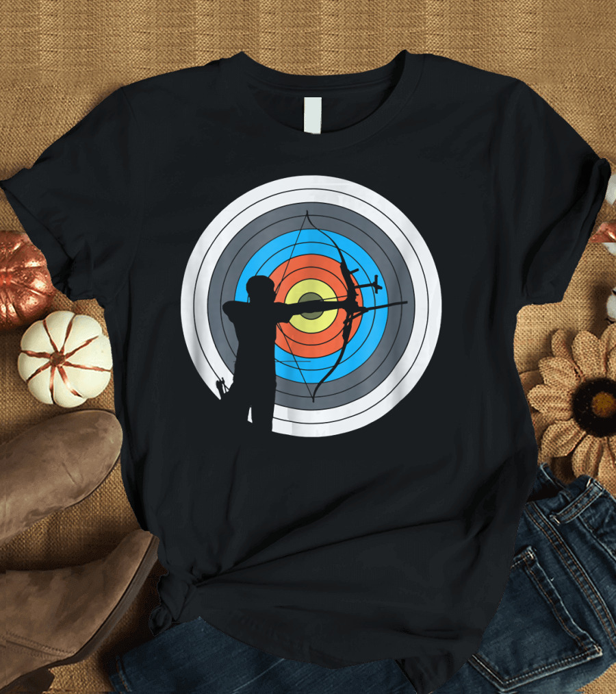 Retro Archery Bullseye T-Shirt