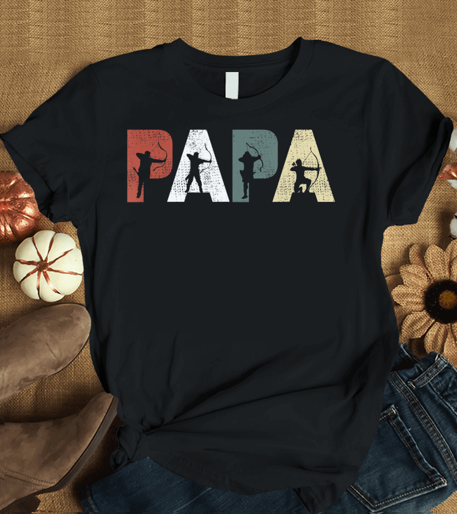 Papa Vintage Archery T-Shirt