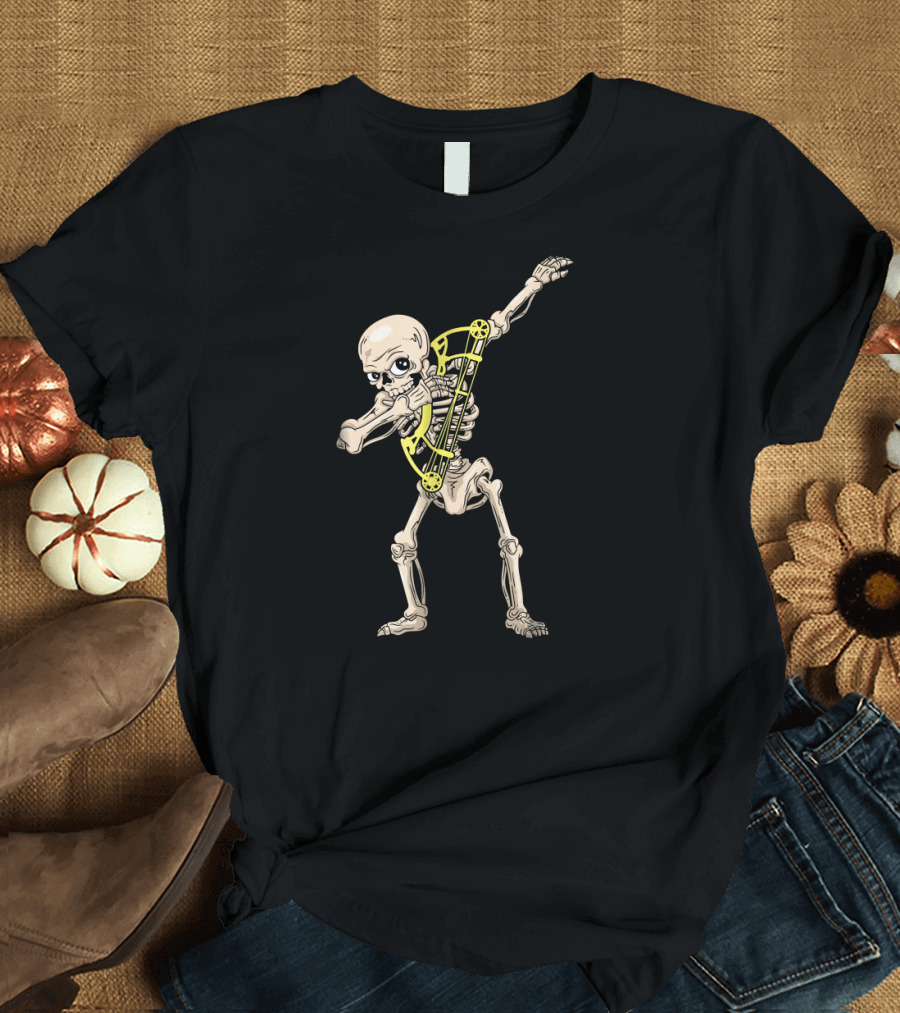Skeleton Archer Dab Halloween T-Shirt
