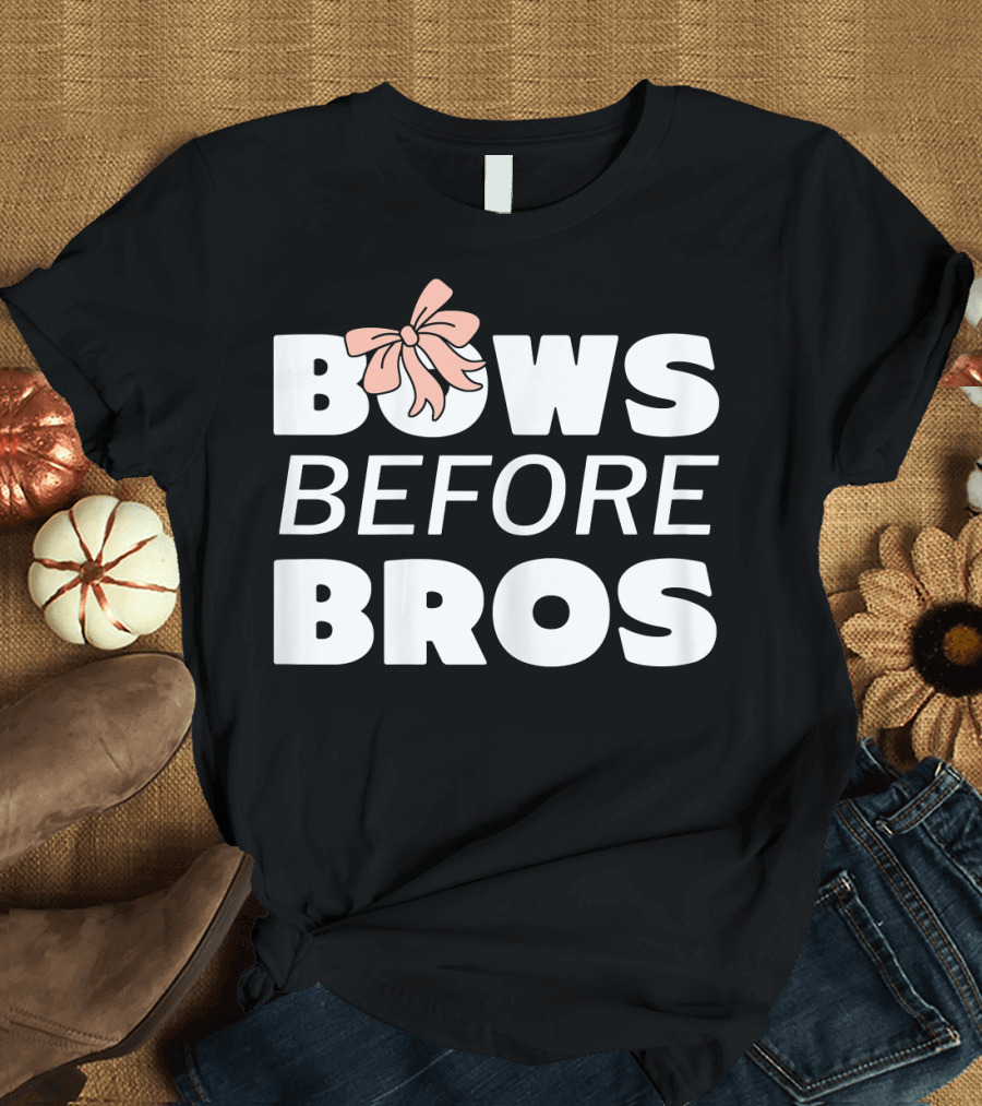 Bows Before Bros Archery Girl Bow Icon Feminine Empowerment T-Shirt