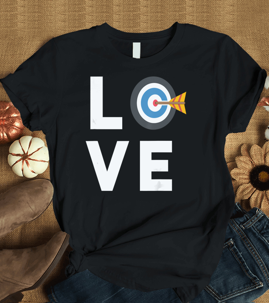 Cute Love Archery Target T-Shirt