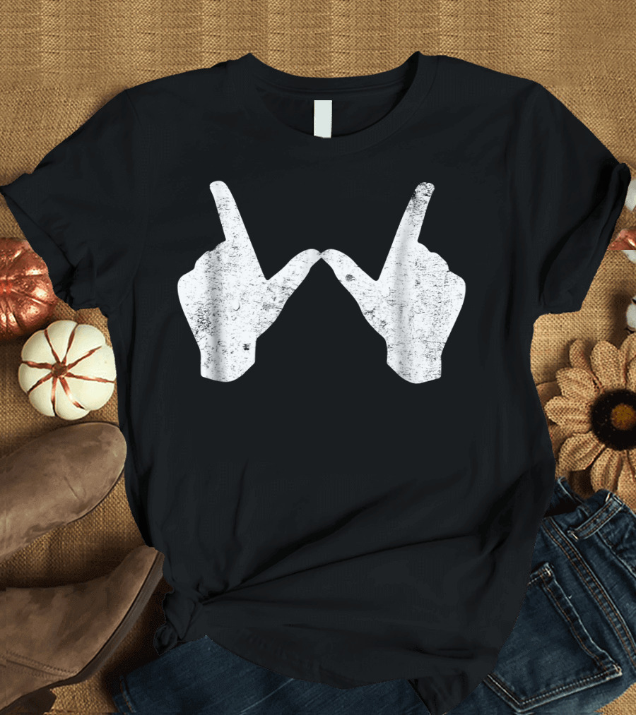 Wisconsin Youth University W Hand Gesture T-Shirt