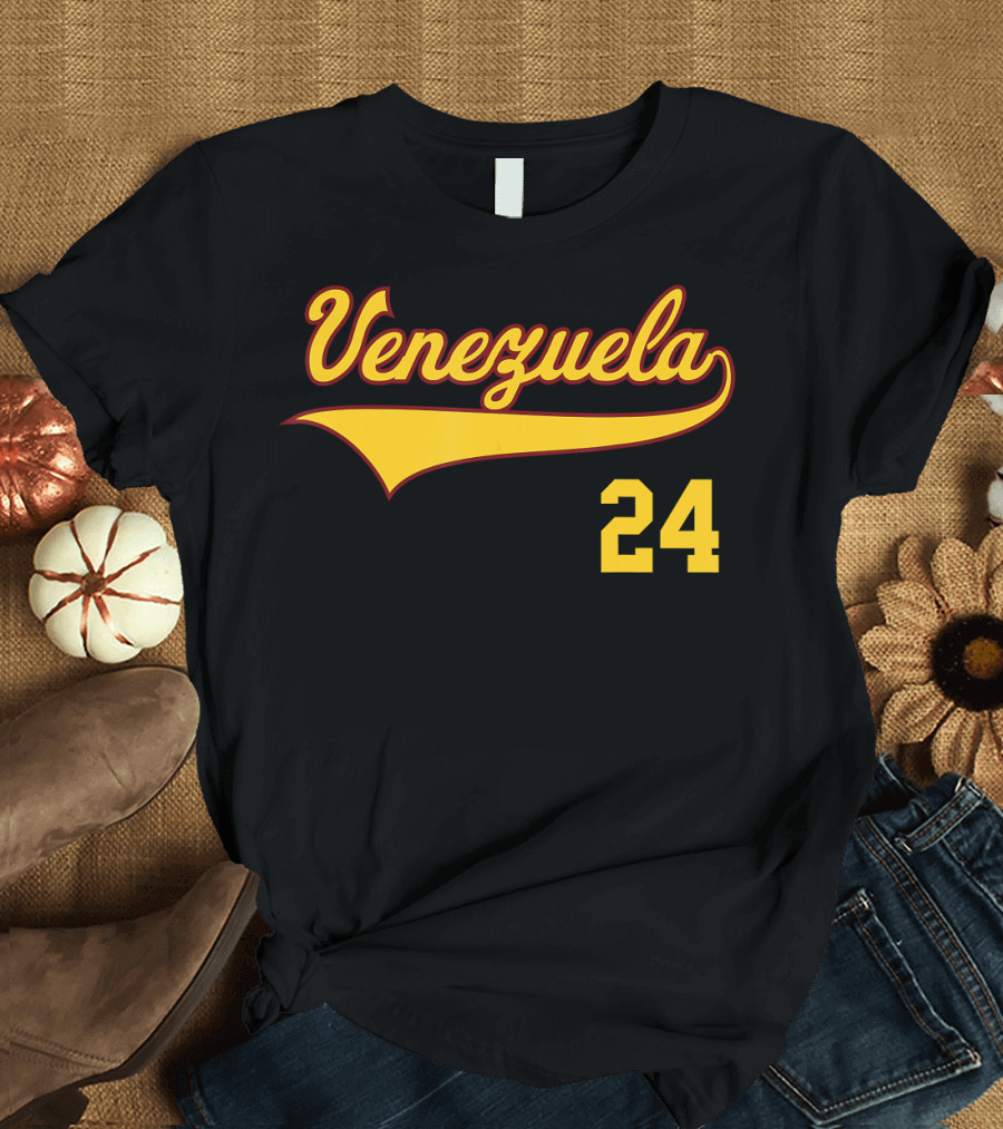 Venezuela Baseball Vinotinto 24 T-Shirt