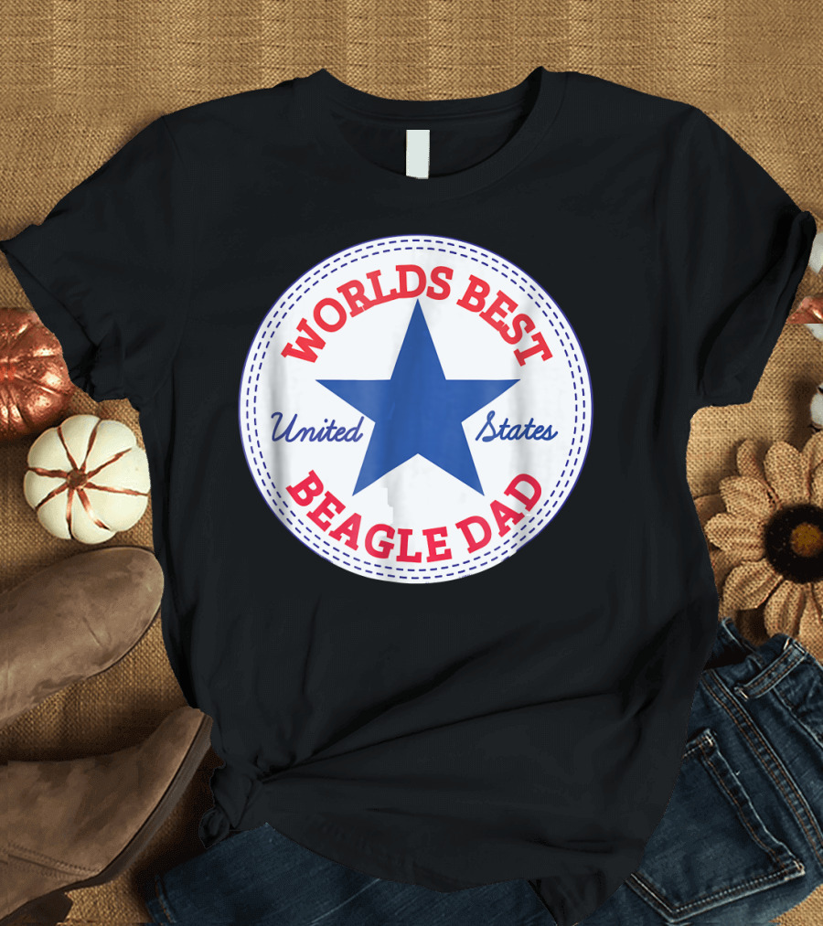 Worlds Best United States Beagle Dad T-Shirt