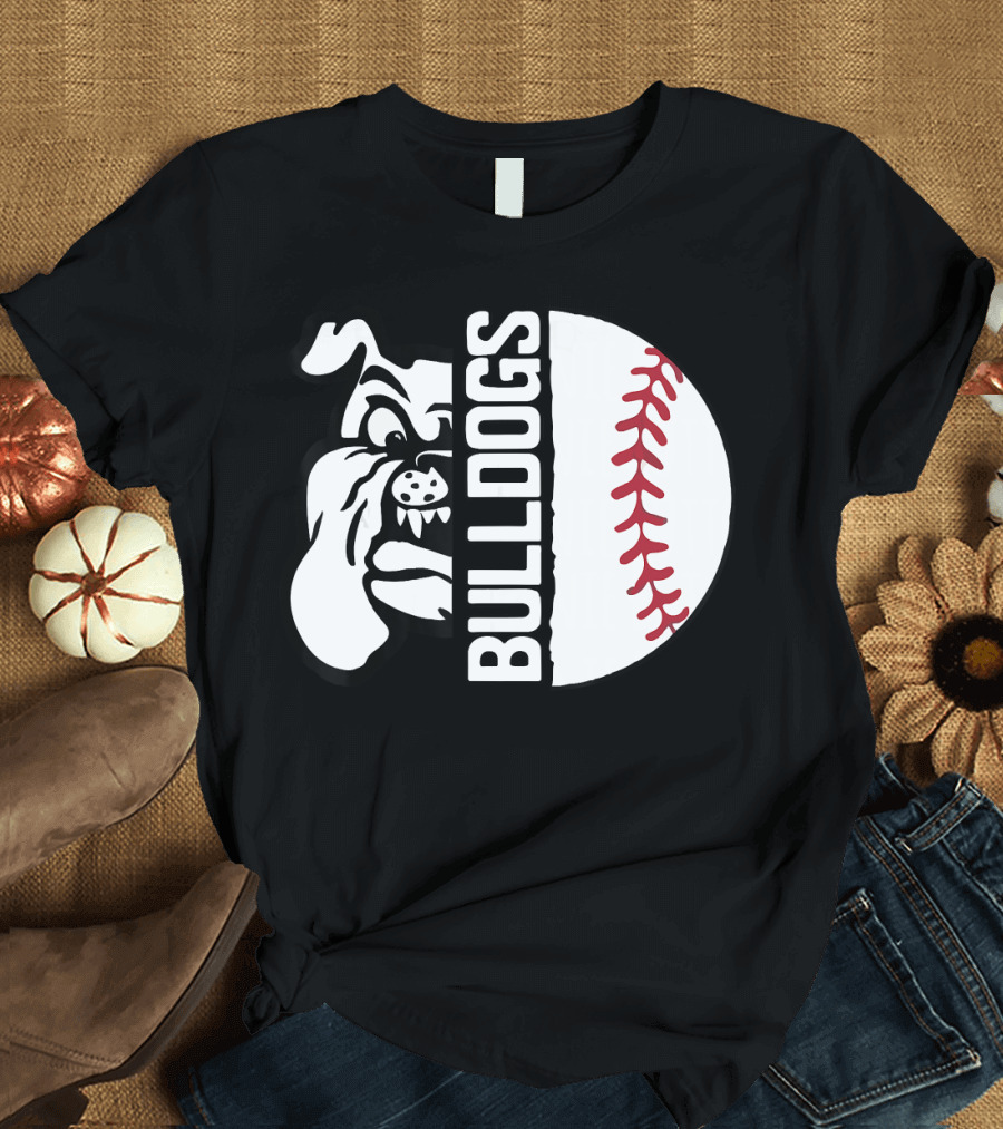 Bulldogs Baseball Ball Cool T-Shirt