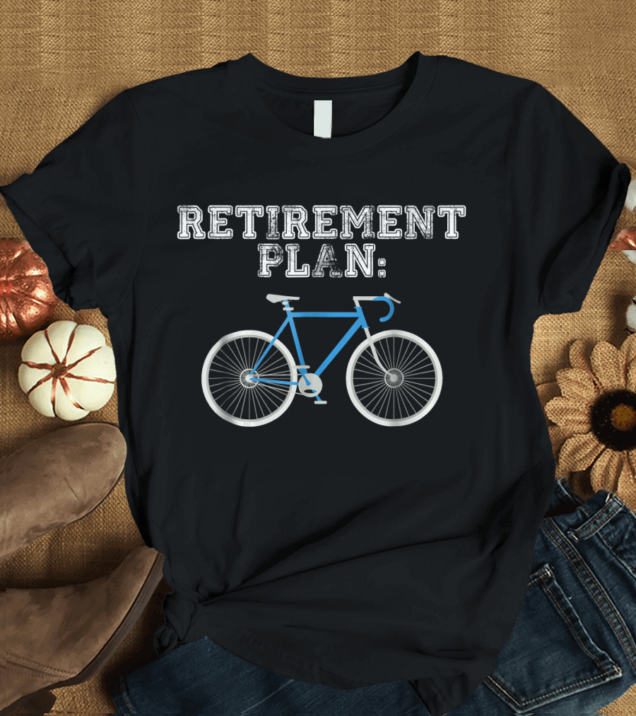 Retirement Plan Funny Grandpa Cycling Bike T-Shirt