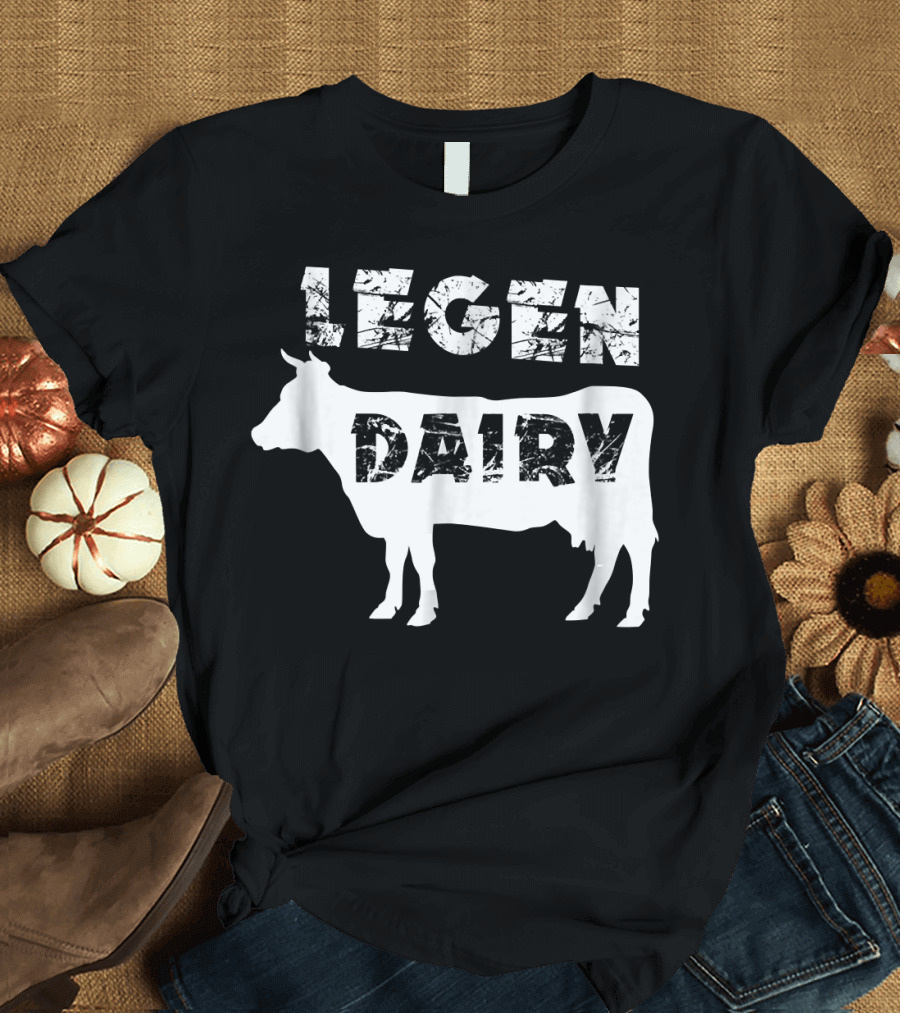 Legen Dairy Cow Farm Animal Bull Sarca T-Shirt