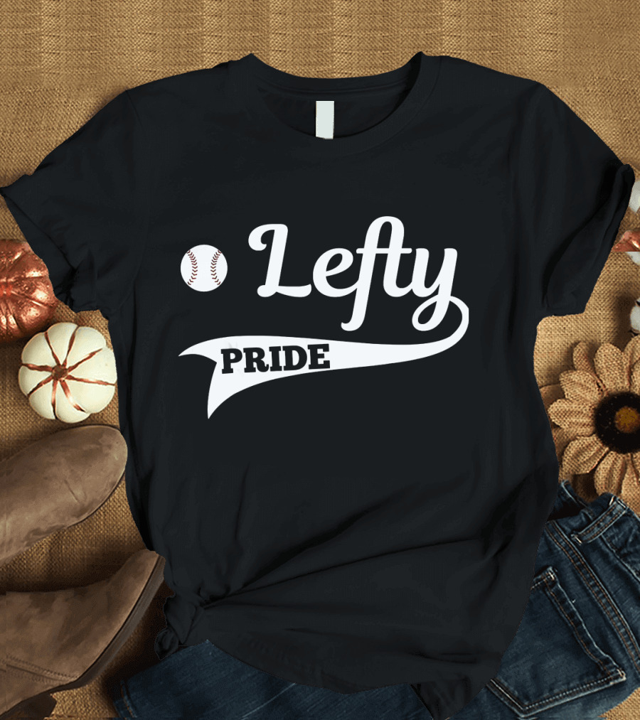 Lefty Pride Baseball Softball Swash T-Shirt
