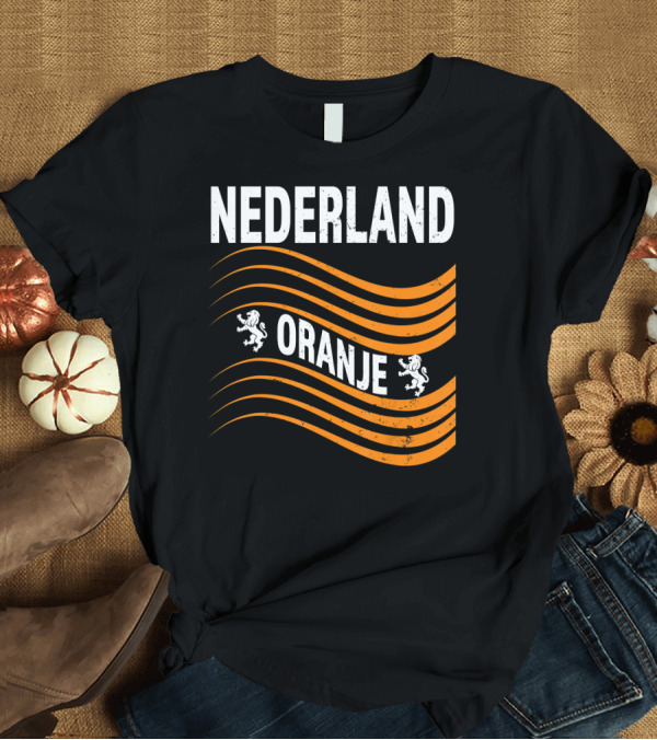 T-Shirt: Nederland Oranje Soccer Jersey Lions T-Shirt Nederland Oranje Soccer Jersey Lions T-Shirt