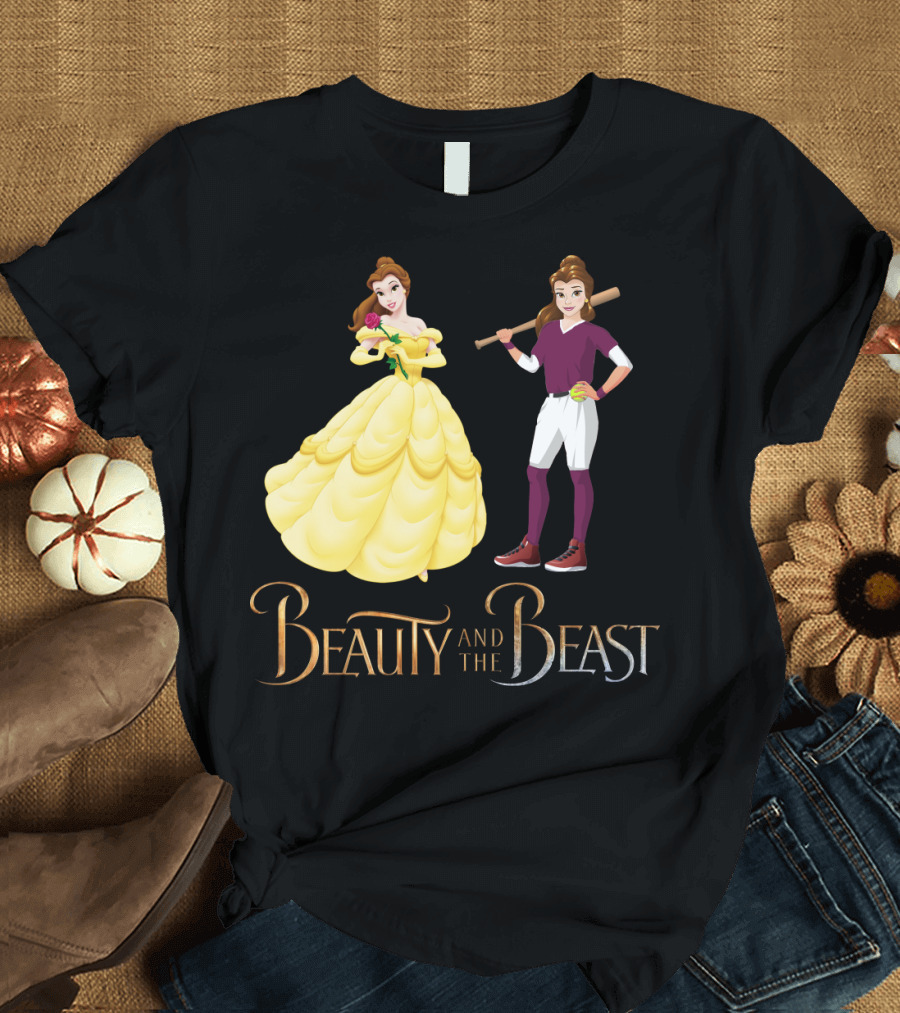 Beauty and the Beast Softball T-Shirt