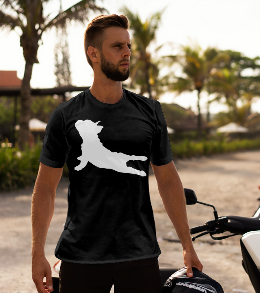 French Bulldog Yoga Pose T-Shirt