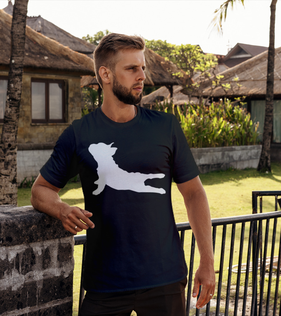 French Bulldog Yoga Pose T-Shirt