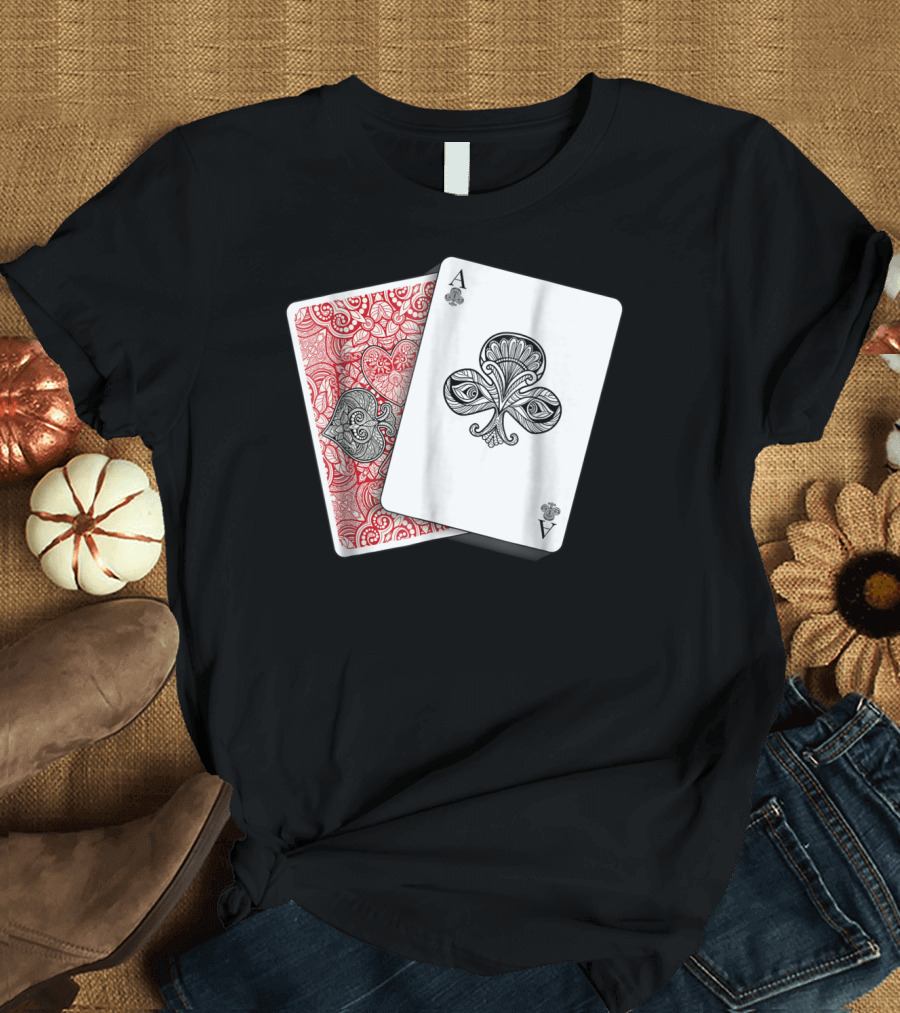 Ace Of Spades Costume Halloween Playing Card T-Shirt